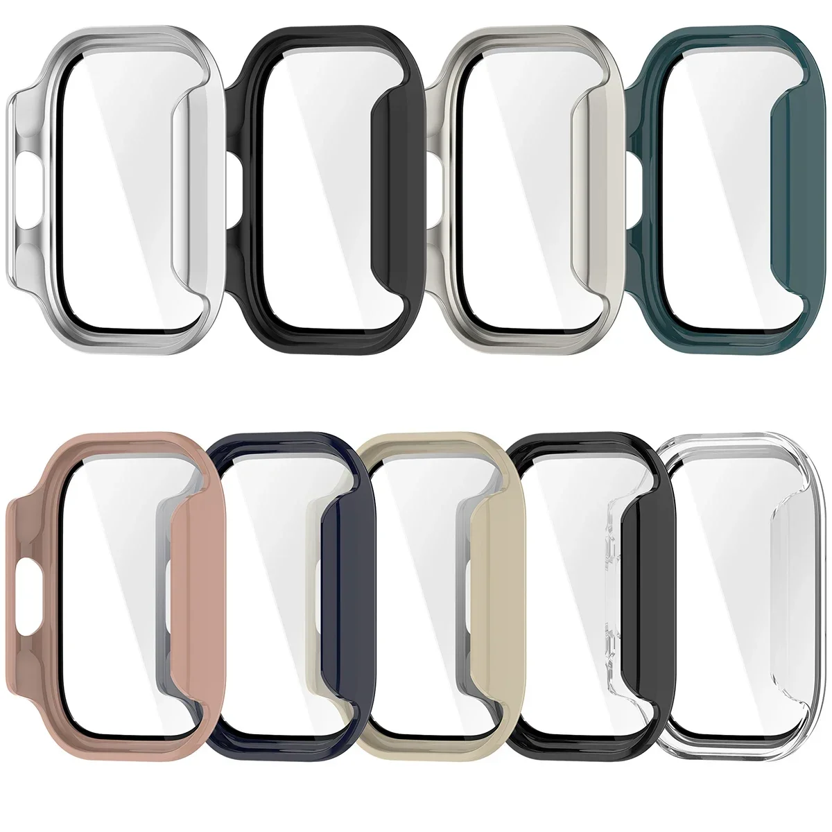 Premium Tempered Glass + PC Anti-Fall Full HD Protective Case Cover