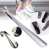 Universal Portable Home Supply Stainless Steel Shoes Lifter Spoon Durable Tool Wearing Long Handle Pull Professional Shoehorn 1