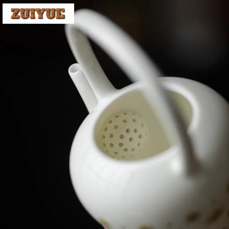 180ml Jade Clay Teapot with Infuser - Elegant Tea...