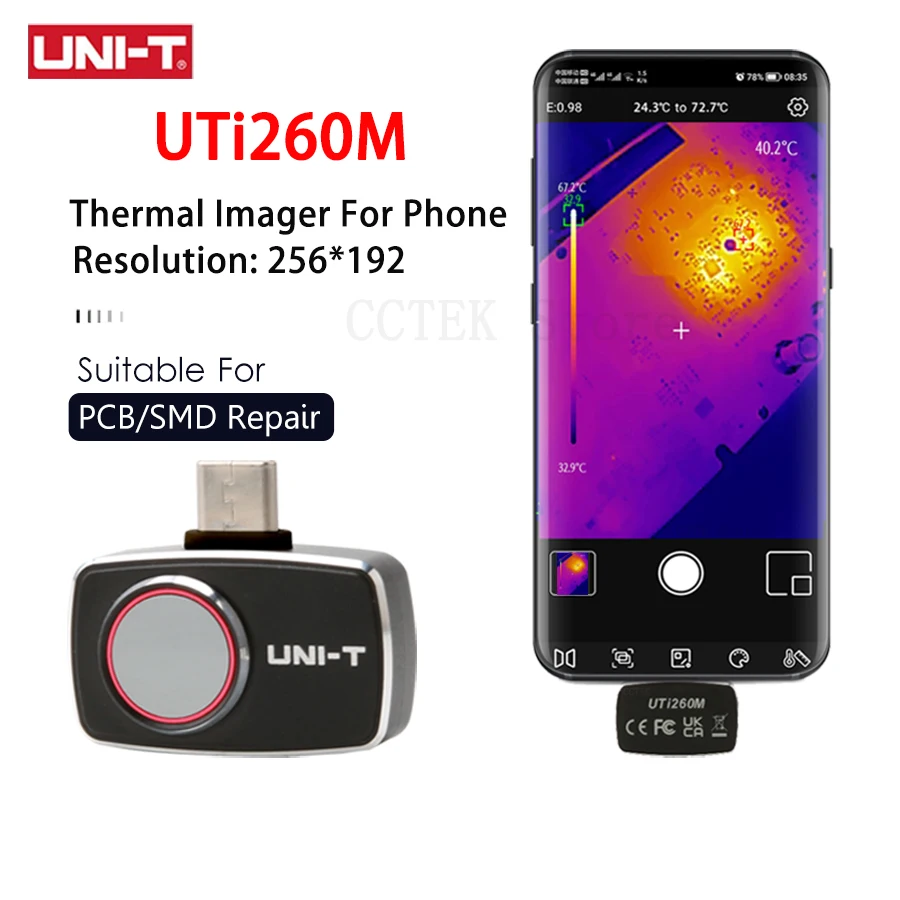 UniTUti260mInfraredThermalImagerThermographicCameraRepairsImagingUniTIrImageFor