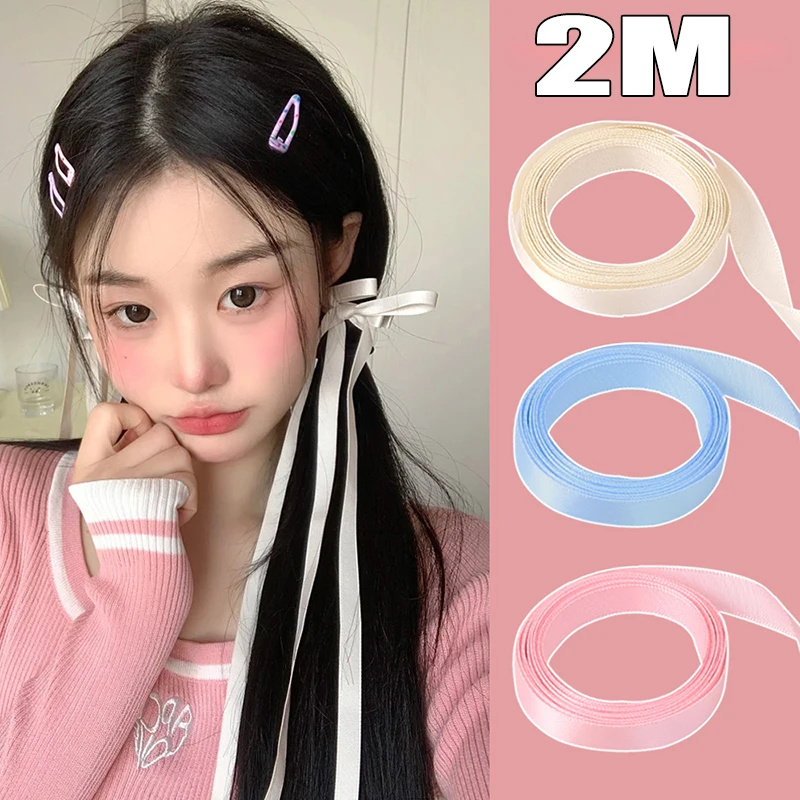 

Sweet Girls Barrette Hair Clip Multi-layer Braids Ribbon Bow Ribbon Hair Pins for Women Korean Headpiece Girls Hair Accessories