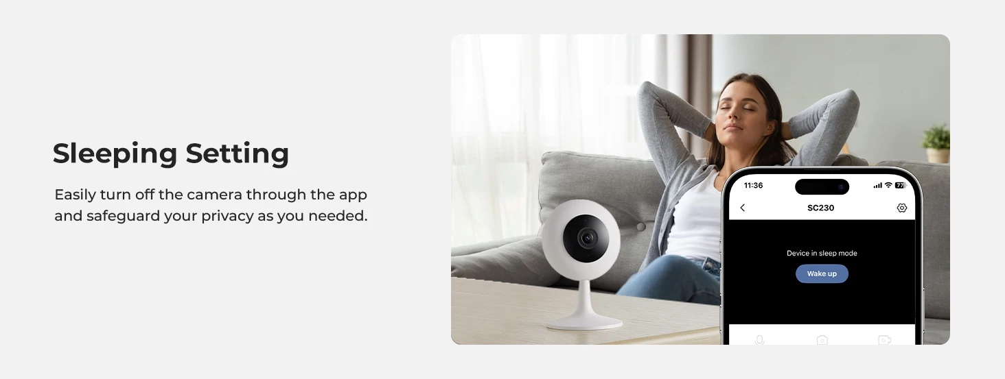 IMILAB camera Wi-Fi connection