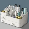 Large Capacity Drawer Make Up Organizer Bathroom Makeup Storage Box Women Skin Care Dressing Table Cosmetic Lipstick Beauty Case 4