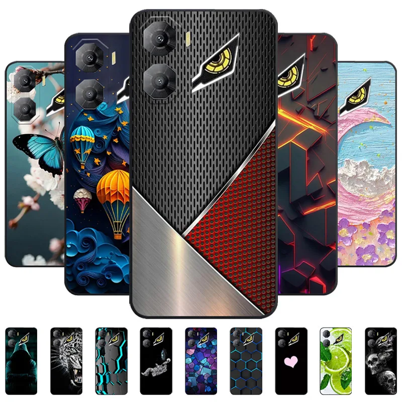 Shockproof Silicone Back Cover with Camera Protection