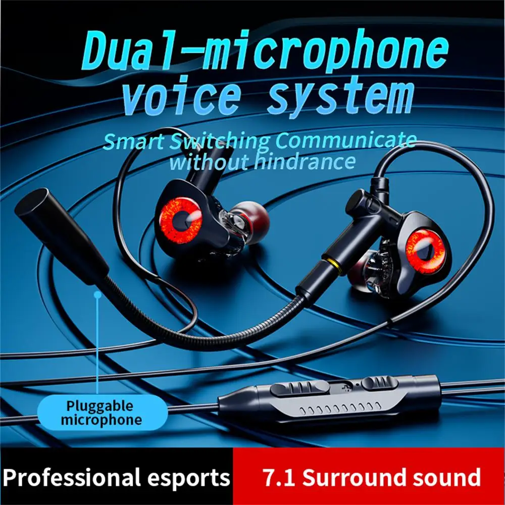 Multi-Platform Wired Gaming Headsets with Mic - Enhanced Bass Stereo Earbuds for Gamers