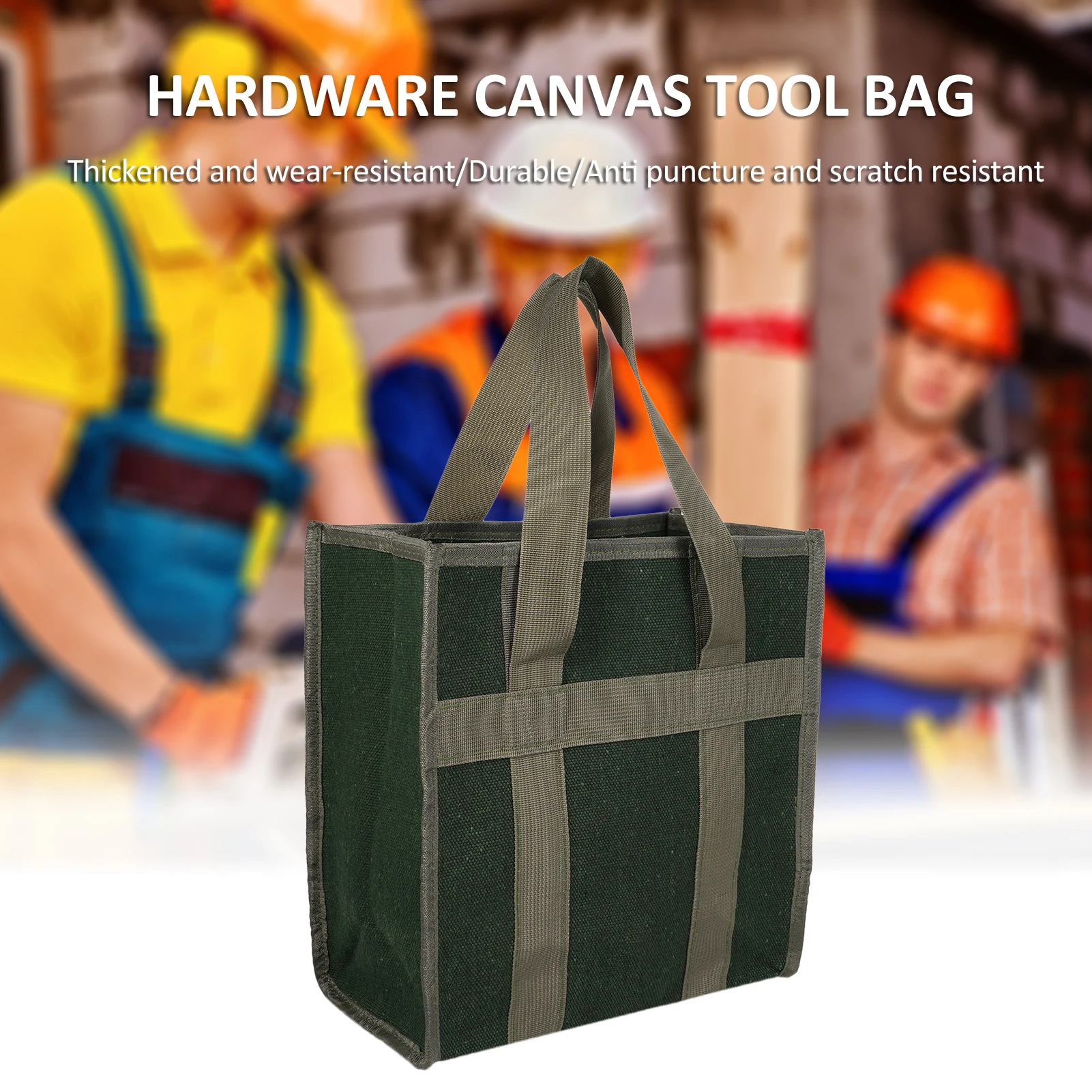 Large Storage Bag Thickened Wear-resistant Maintenance Tool Storage Bag Multifunctional Portable Tool Bag Large Canvas Bag 2