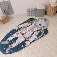 

Kindergarten Baby Nap Sleep Bag Cotton Cute Cartoon Astronaut Baby Anti Kick Quilt Sleeping Bag Newborn Portable Sleep Products