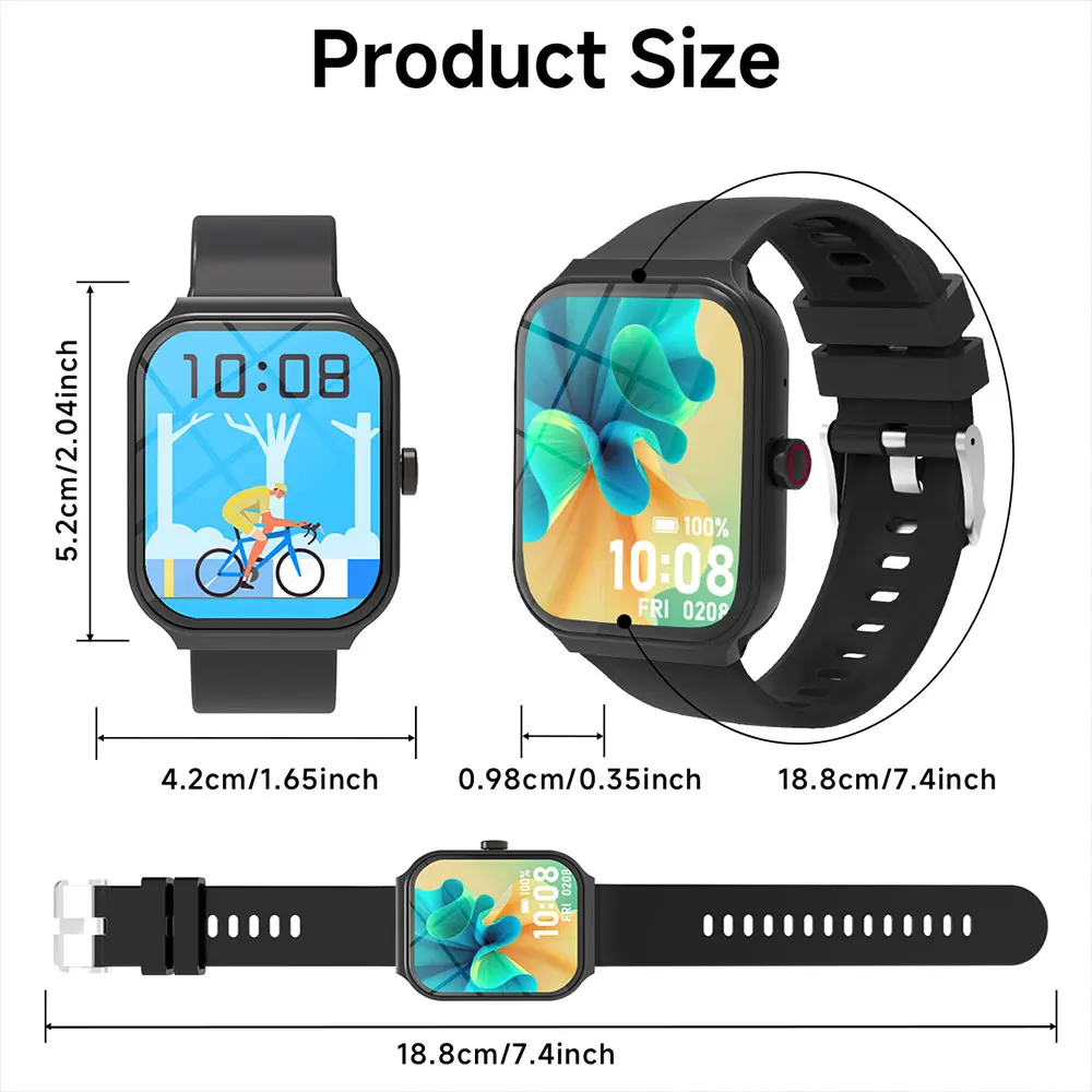 Smartwatch With Wireless Calling And Voice Assistant Sports Modes_voghion.com