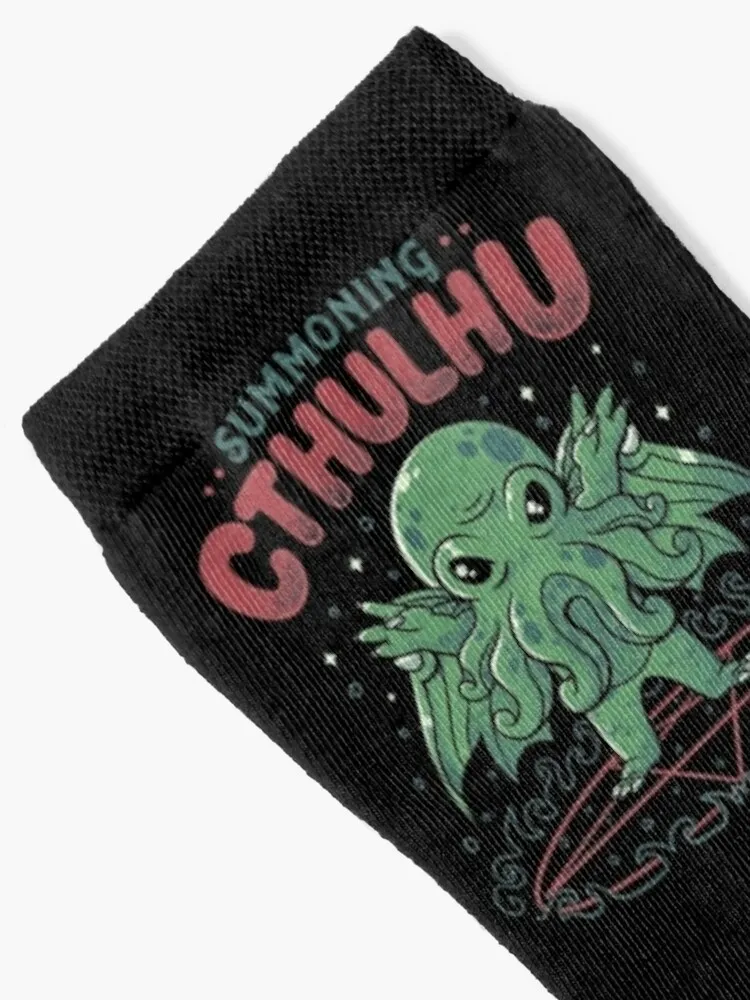 Summoning Cthulhu Cool Horror Gift Socks Compression Socks Men Socks Man Sport