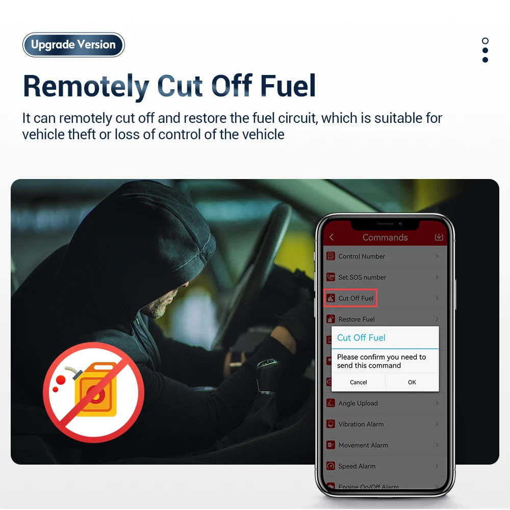 4G Relay GPS Tracker MV930G 9-95V Cut Off Fuel ACC status Detecting Geo Fence Alarm Anti-theft Alerts Locator APP Tracking gps tracker car tracker