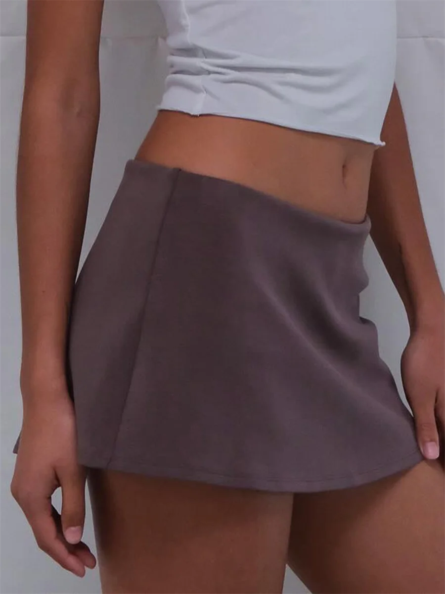 Low Waist Bodycon Mini Skirt for Women