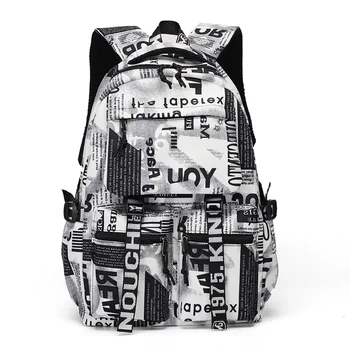 School Backpack for Teenage Boys Cool Schoolbag Waterproof Travel Backpack College Large Bookbag Kids School Bags 1