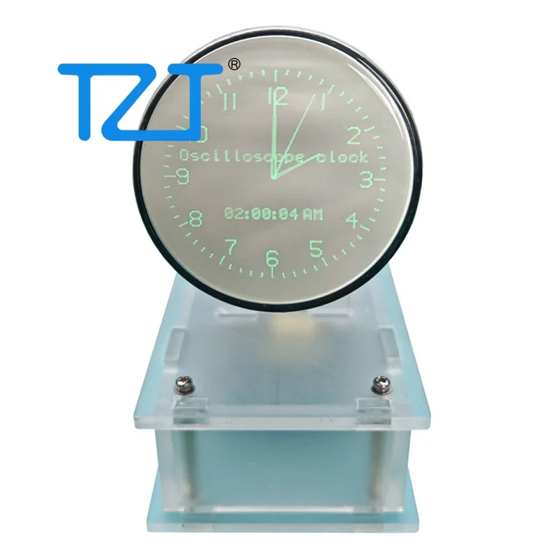 TZT OSCLK-MK2 조립 오실로스코프 시계, 오실로스코프 튜브, 드라이버 보드 30 개 이상 조합, 7SJ32