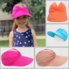 Summer Baby Beach Sun Hats Girls Boys Wide Brim UV Protection Baseball Cap For Kids Outdoor Breathable Empty Top Hat 1
