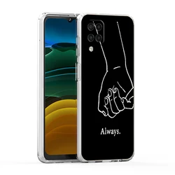 Couple Cartoon Sun & Moon Aesthetic Phone Case Cover - Samsung A32 (B7)