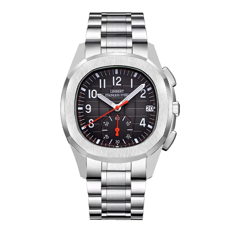 Patek & Roner Collection Stainless Steel Quartz Water Resistant Men\'s Watch Patek & Roner | Accessories | Vintage Patek Roner Sapphire  main image 3