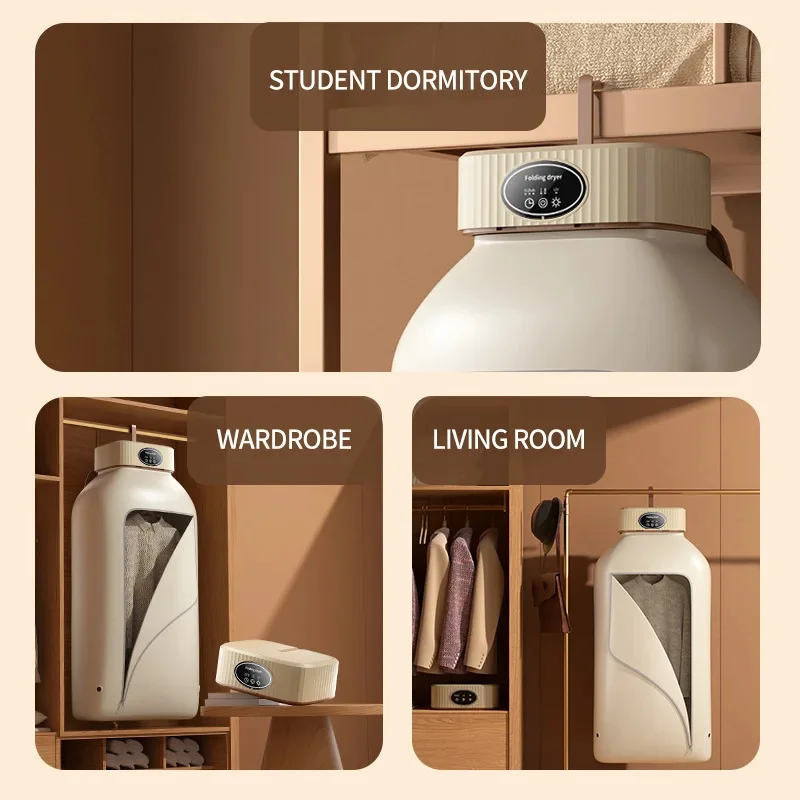 110V 220V 600W Multifunctional Household Foldable Electric Clothes Dryer Home Small Baby Drying Portable Timing Air Dryer 3