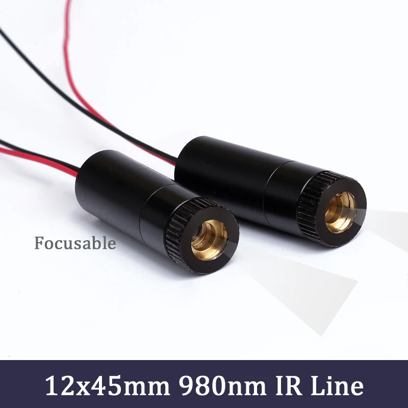 

Invisible Light Adjustable Focus D12X45mm 980nm IR Line 30mw 50mw 100mw 150mw Laser Module for Cutting Positioning