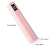 YIKOOLIN Convenient Handheld Nail Dryer Lamp UV/LED Nail Curing All Gel Polish Nail Art Tool USB Rechargeabl Quick Dry Nail Lamp 6