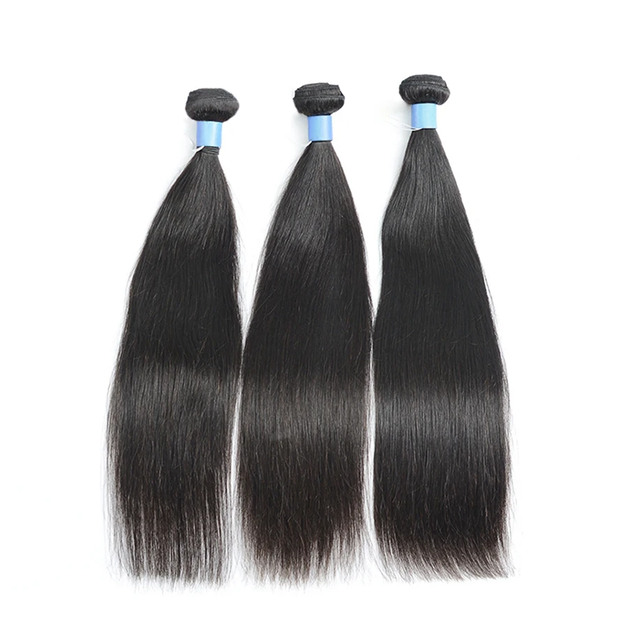 Wow Angel Straight 28 30 Inch Remy Brazilian Human Hair Bundles 100% Silky Hair 3/4 pieces Human Hair Extensions Virgin Hair 6