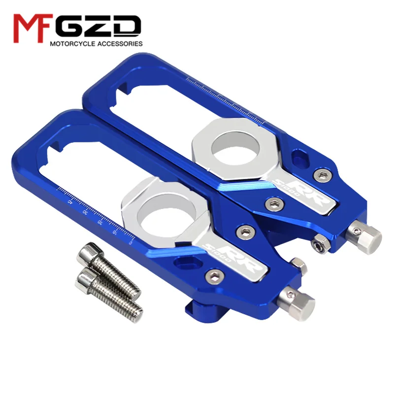 신제품 S1000R S1000RR HP4 S 1000R 1000RR 09-18 오토바이 CNC 리어 휠 액슬 블록 체인 조절기 텐셔너 s1000r s1000rr