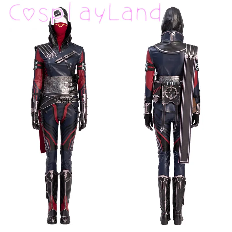 Gioco Apex Wraith Cosplay Costume Halloween Suit Donna Evil Spirit Fighter Outfit Con Maschera Battle Outfit Con Accessori