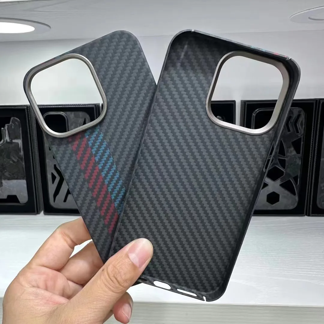 

Real Carbon fibe Case For iphone 14 Pro Max Aramid fiber anti-fall full protection back cover for iphone 13 /13 pro 14plus case