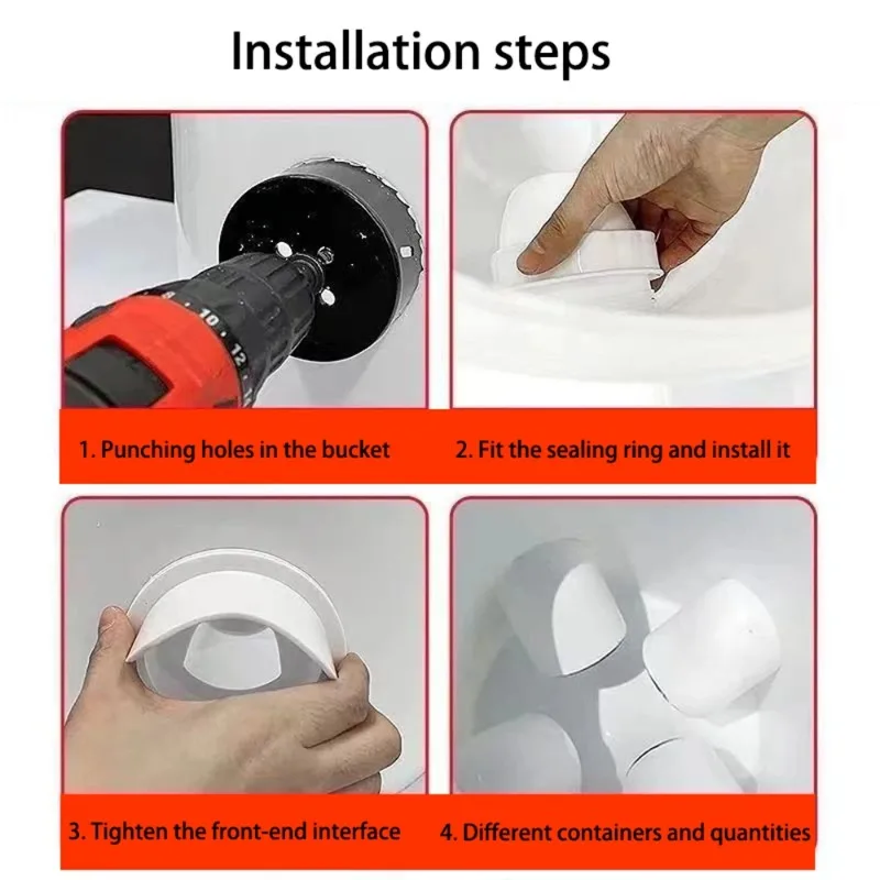 Chicken Poultry Feeder DIY Rain Proof Gravity Feed Kit