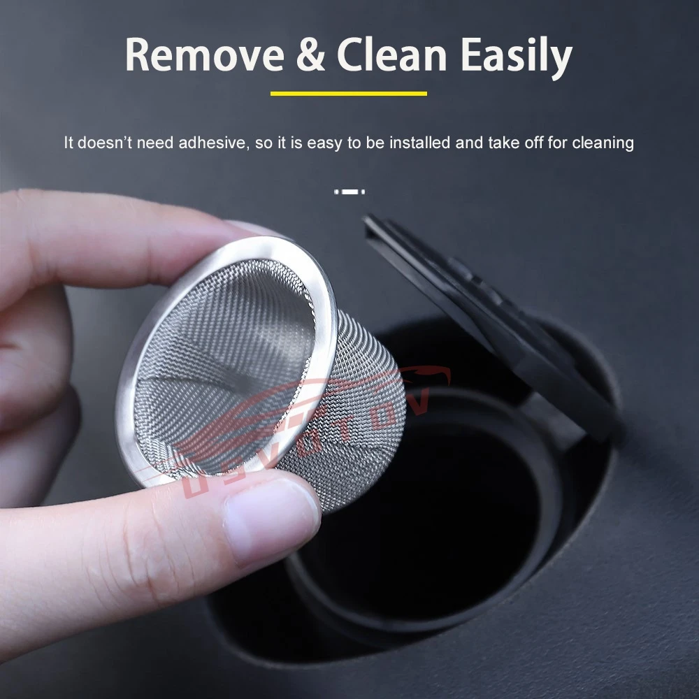 Wiper Water Filter For Tesla Model 3 Y S X Highland Accessories Metal Mesh Grille Guard Grid Inserts Washer Tank Nozzle Strainer