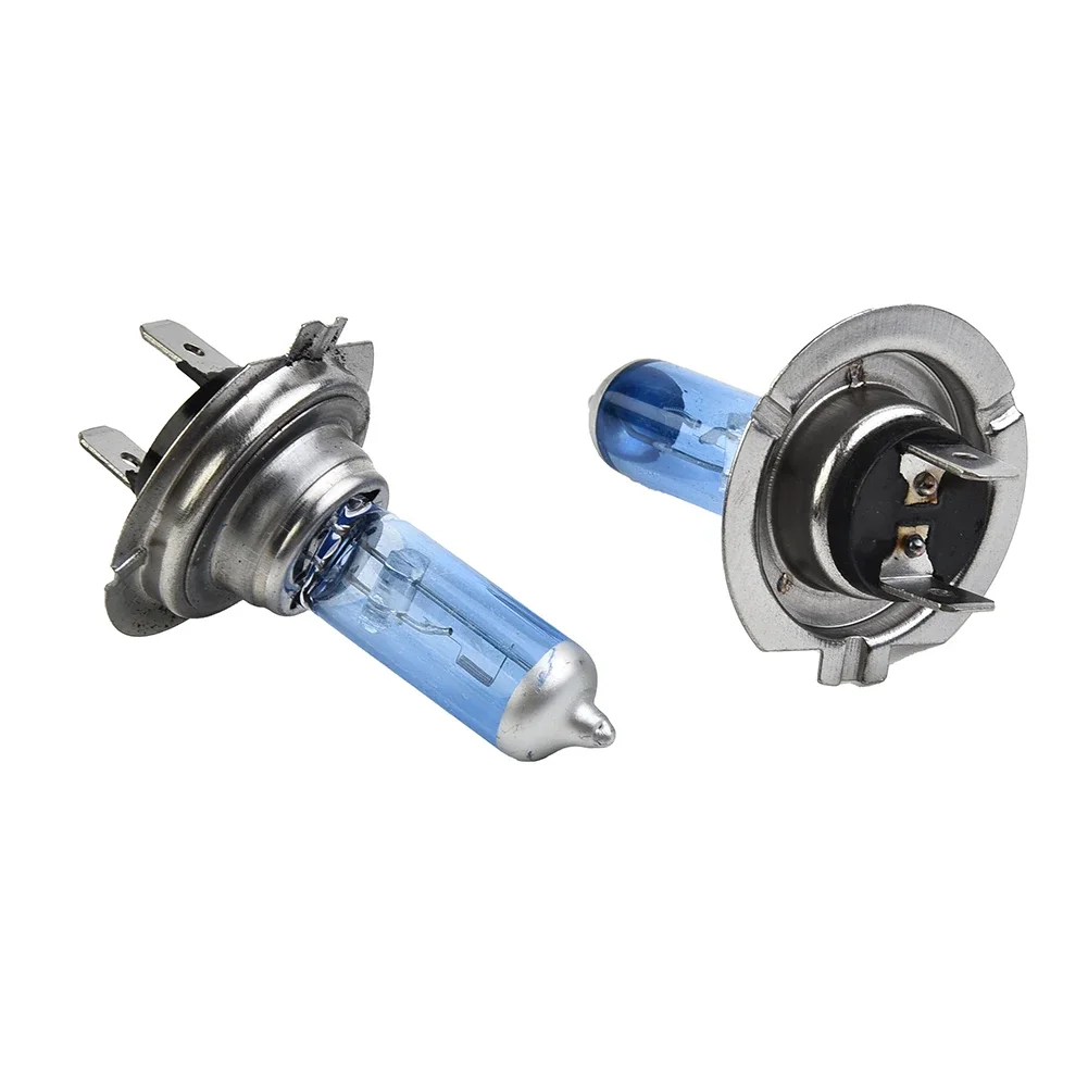 2pcs H7 100W 12V 100W 슈퍼 밝은 흰색 할로겐 조명 전구 높은 전력 자동차 헤드 라이트 램프 자동 헤드 램프 소스 주차