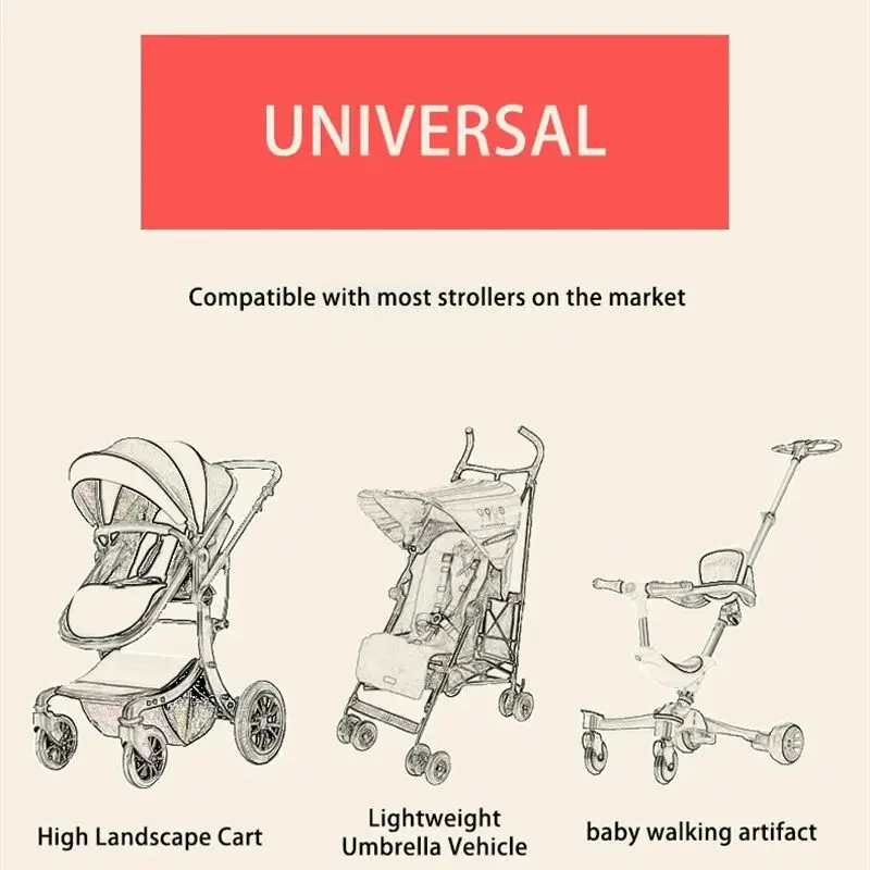 Baby Stroller Organizer Hanging Bag Diaper Storage Large Capacity Outdoor Travel stroller organizer bags