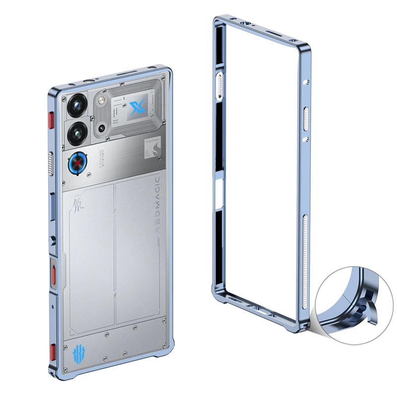 Enhanced Aluminum Alloy Cooling Bumper Case, Metal Frame with Superior Protection