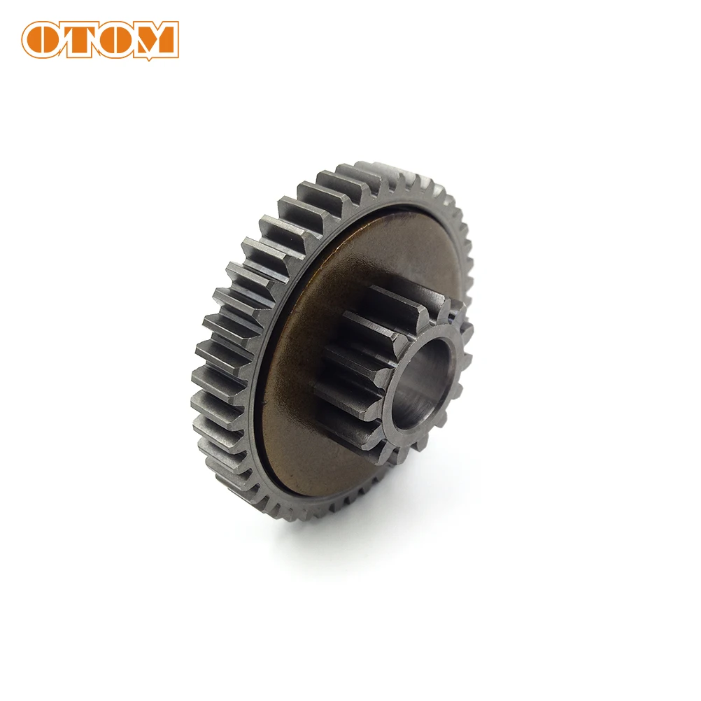 OTOM 45T Double Gear Start Bridge Gear Large Friction Scooter Motor Universal For Zongshen NC 250 Parts ZS177MM RX3 KAYO BSE steering motor gear coupling