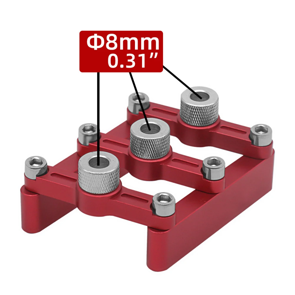 

Self Centering Dowelling Jig Woodworking Hole Drill 3-10mm Drill Sleeve High Corrosion Resistance Hole Puncher Locator For Carpe