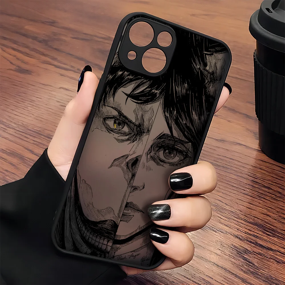 Vibrant Attack On Titan Anime Phone Case - Striking Design