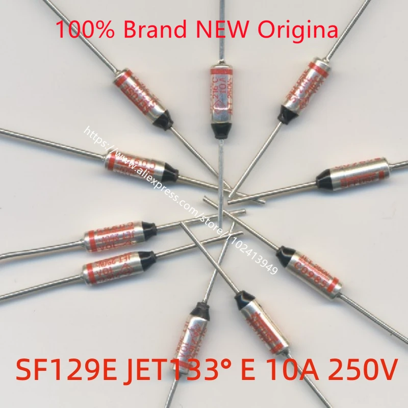 10pcs/lot Electric cooker temperature fuse SEFUSE SF129E JET133° E 10A