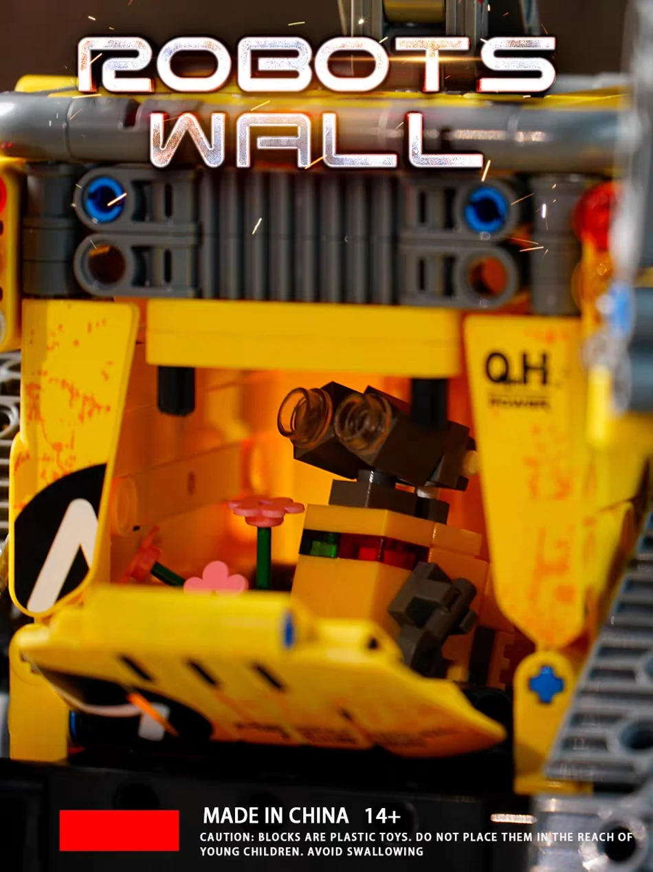 3 IN 1 Technische Transformation Wall-E Roboter Montage Bausteine Ziegel Fernbedienung Lernspielzeug Kinder Geburtstagsgeschenke – Detail 4