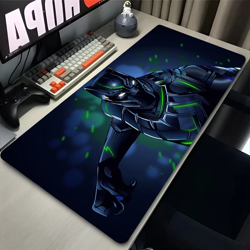 

Black Panther Marvel Large Mouse Pad Computer Game Accessories Desk Pad For Laptop Desk Rubber HD Printing Keyboard Mouse Mat XL