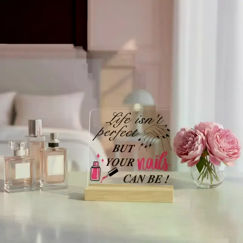 Espositore per Forme di Unghie con Base, Guida per Unghie, Supporto per Mostrare Unghie Finte, Espositore da Banco per Salone di Bellezza, Strumento per Nail Art - immagine 4