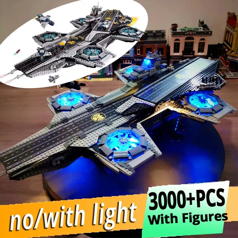 

High-Tech New Model 07043 The Helicarrier Compatible 76042 Building Blocks Bricks Toys For Children Birthday Gifts display