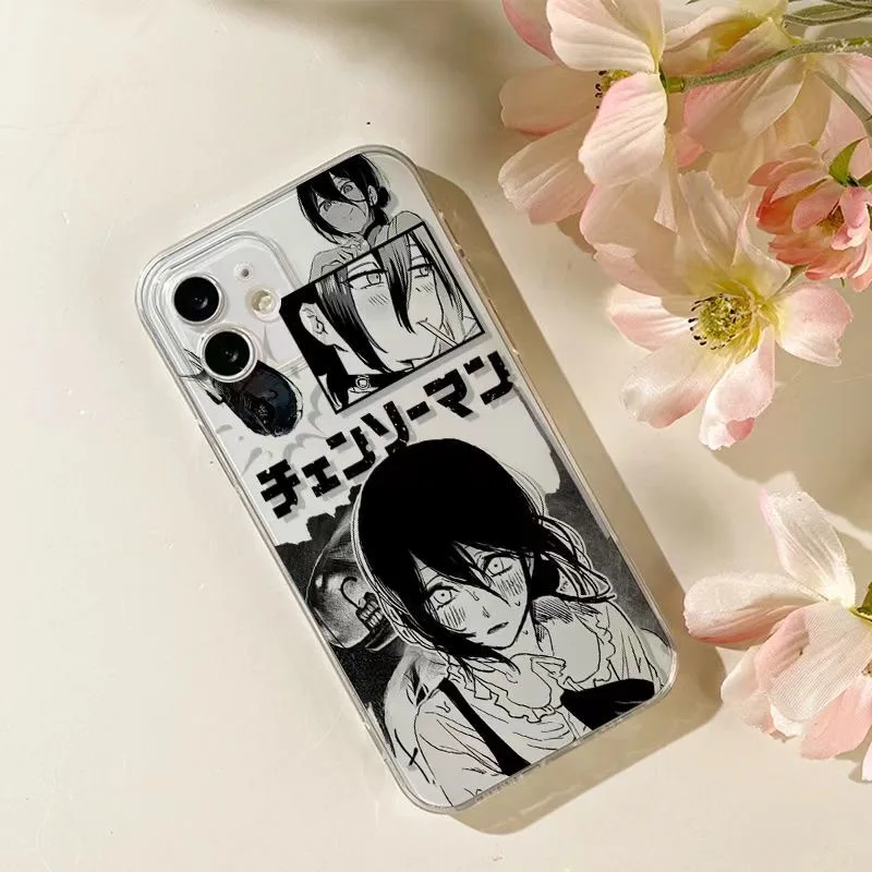 Anime-Inspired Makima Reze Soft Phone Case Cover