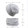 2pcs New Baby Hat Scarf Set Boys Girls Hip Hop Cap Autumn Winter Soft Elastic Beanie Hats Cotton Newborn Bonnet Warm Accessories 5