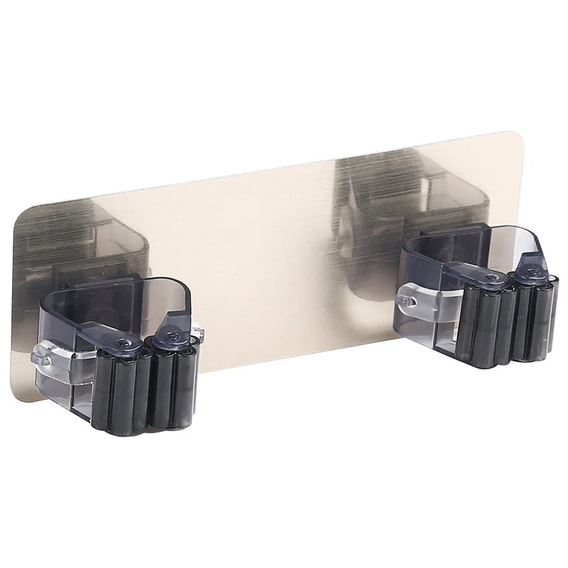 1/2/4PCS Bathroom Multi-Purpose Hooks Mop Organizer Holder Rack Punch-free Brush Broom Hanger Strong Hook Kitchen Storage