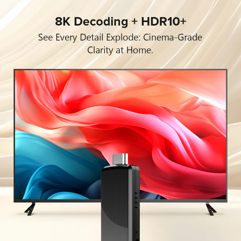 عصا تلفزيون ذكية TV98 ATV X9 بنظام Android14 مع مع...