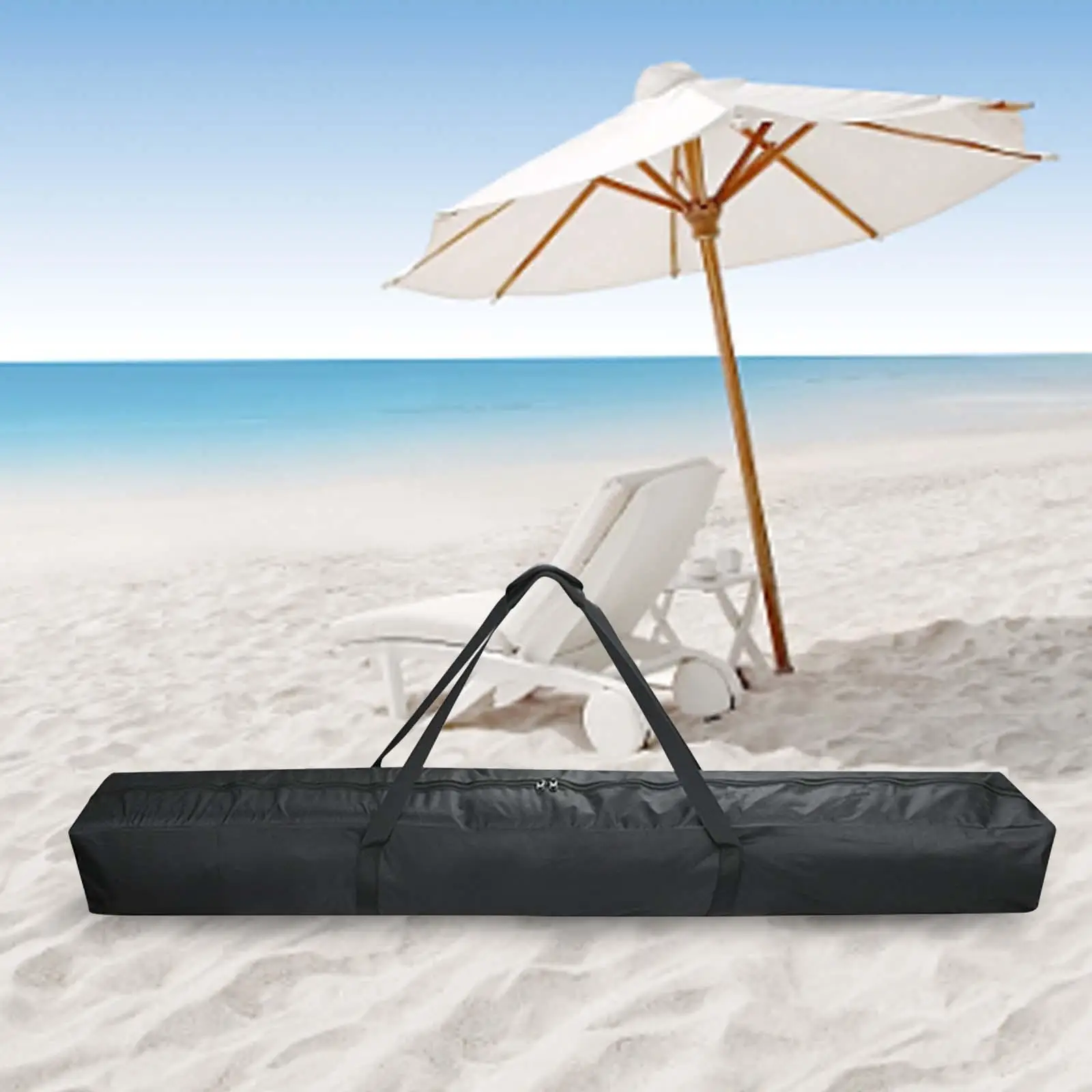 Patio Umbrella Carrying Bag Solar Umbrella Waterproof Outdoor Beach Storage Bag for Backpacking Garden Travel