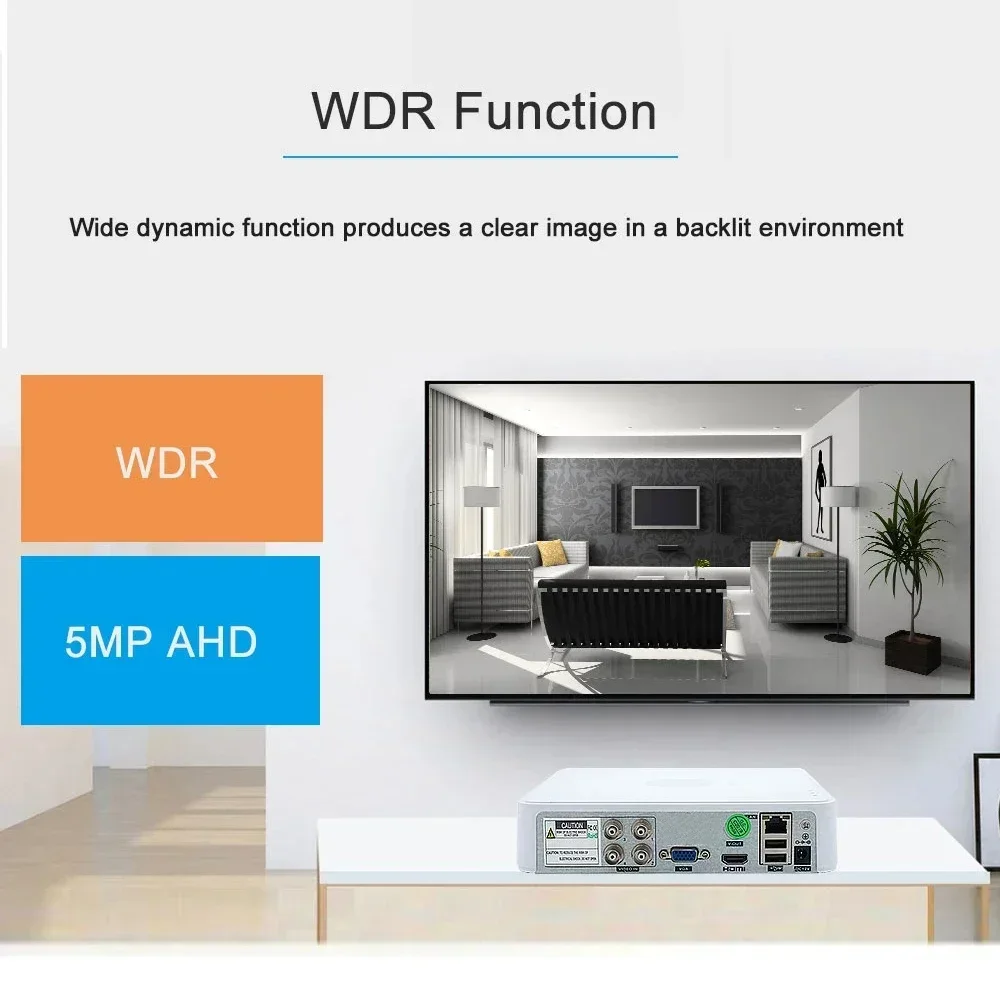 PEGATAH 5MP DVR 4/8 Channel CCTV AHD DVR AHD-N Hybrid DVR 5in1 Video Recorder For AHD TVI CVI CVBS Analog Camera IP Camera