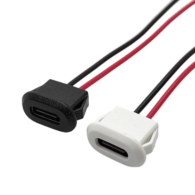 110Pcs USB Type C Connector Jack Female TypeC With card buckle 3A High Current Fast Charging