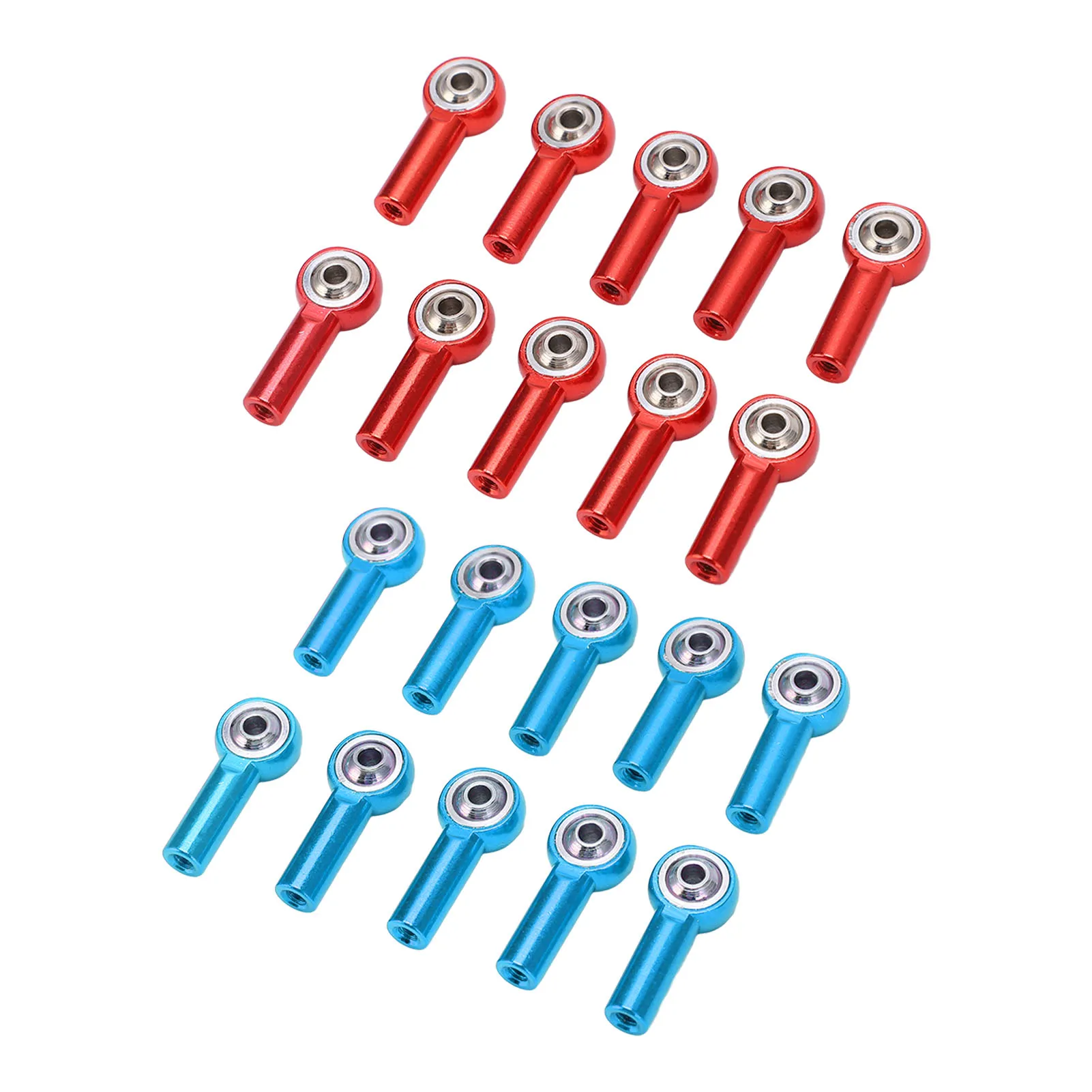 알루미늄 링크 로드 엔드 볼 조인트 26mm 길이 M3 볼 조인트 1/10 1/8 RC 자동차용 경량 휴대용 내마모성