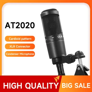 Audio-Technica AT2020 Professional Audio Wired Cardioid Condenser Microphone for Vocal Condenser Pro Studio Live Recording 1