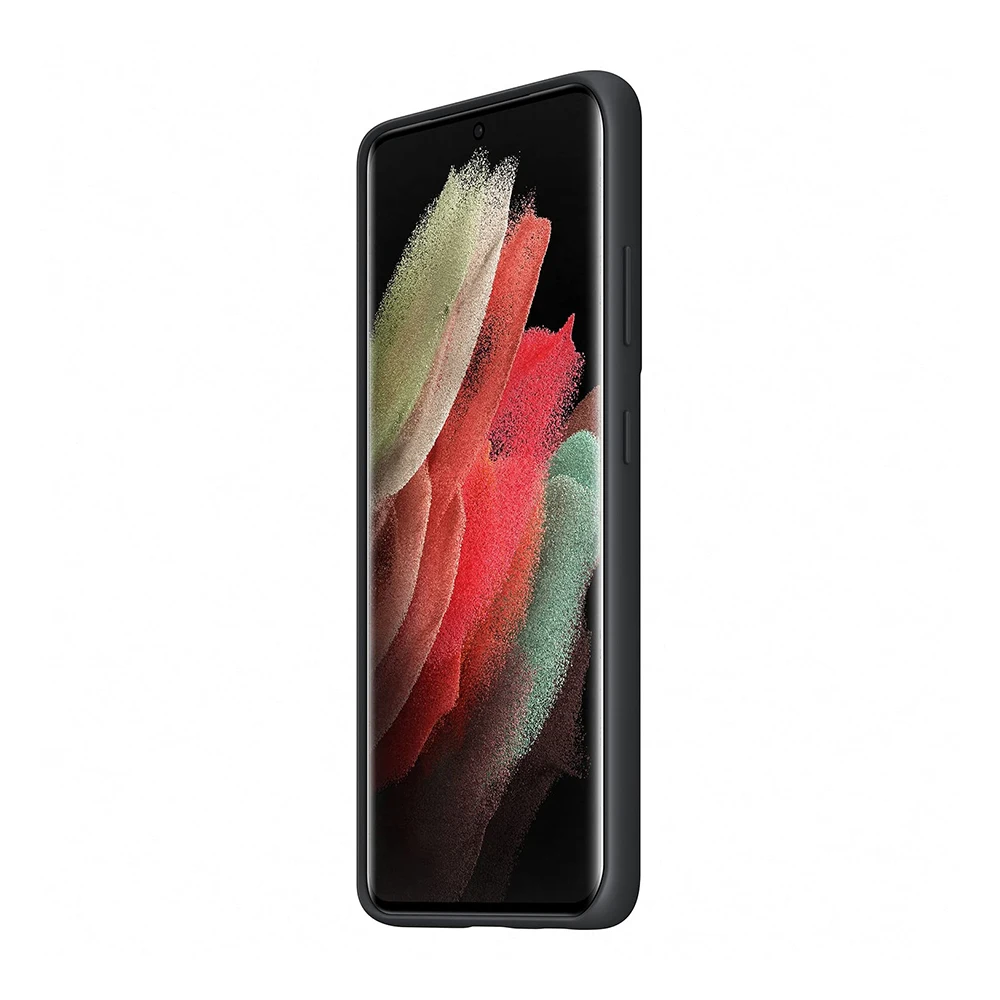 Original For Samsung Galaxy S21 Ultra Silicone Cover for Galaxy